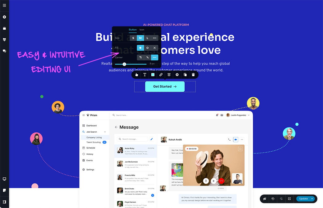 Workspaces and Projects in Brizy Cloud
