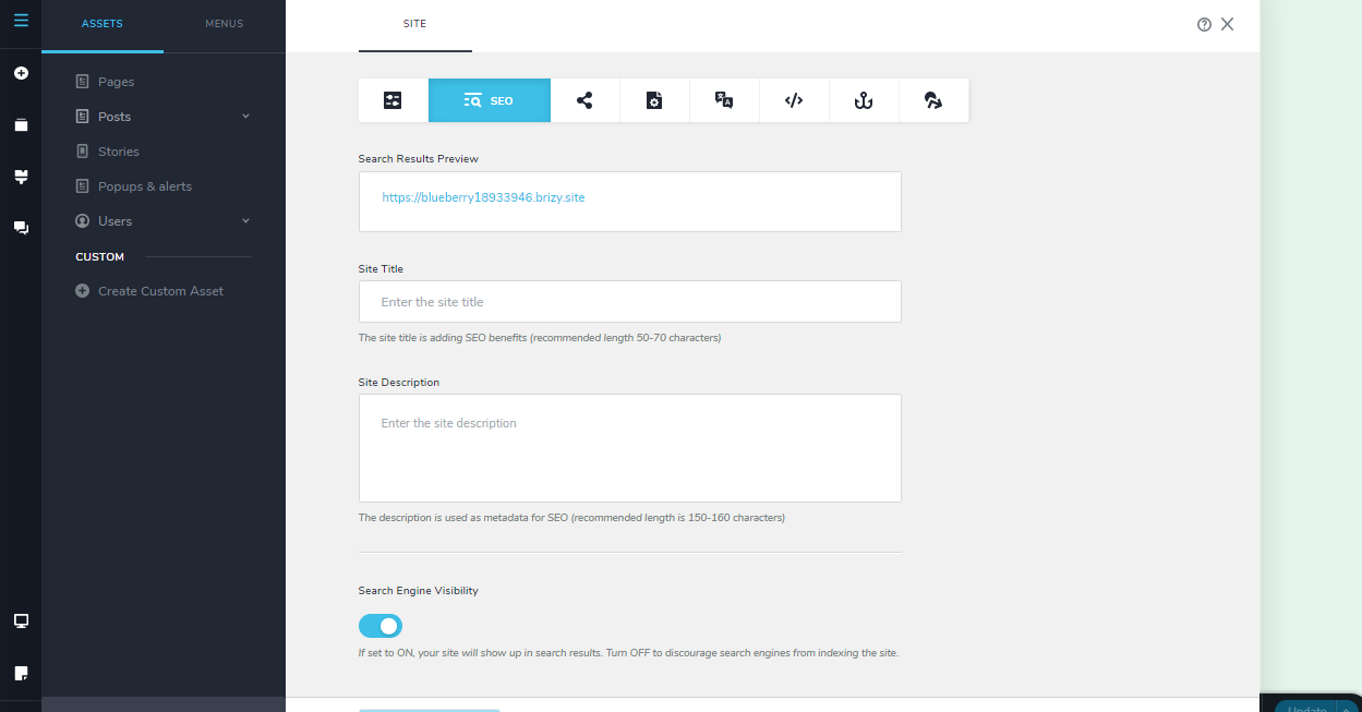 Workspaces and Projects in Brizy Cloud