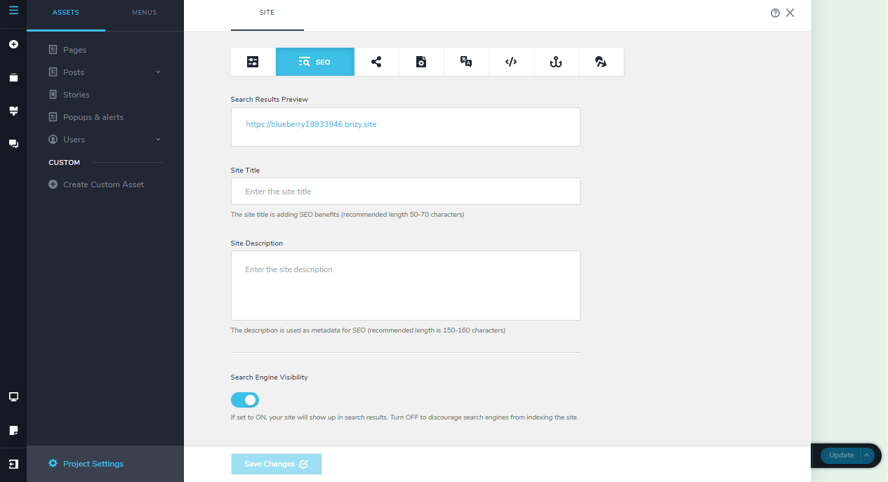 Workspaces and Projects in Brizy Cloud