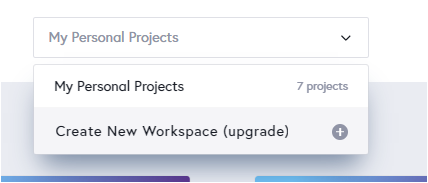 Workspaces and Projects in Brizy Cloud